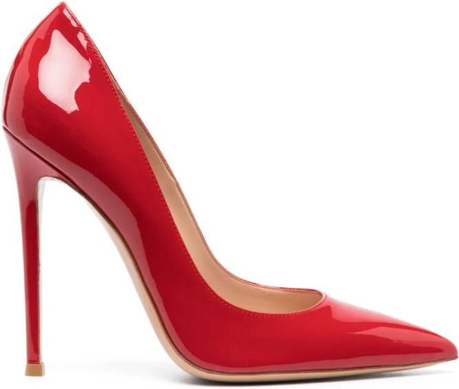 Gianvito Rossi Pumps met puntige neus Rood