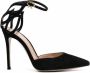 Gianvito Rossi Pumps met puntige neus Zwart - Thumbnail 1