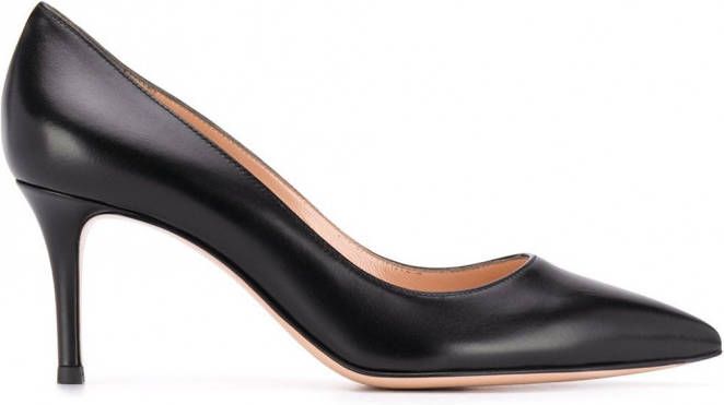 Gianvito Rossi Pumps met puntige neus Zwart