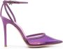 Gianvito Rossi Pumps verfraaid met kristallen Paars - Thumbnail 1