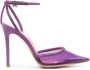 Gianvito Rossi Pumps verfraaid met kristallen Paars - Thumbnail 1