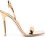 Gianvito Rossi Ribbon stiletto sandalen Goud - Thumbnail 1