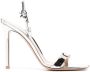 Gianvito Rossi Ribbon stiletto sandalen Grijs - Thumbnail 1