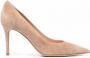 Gianvito Rossi Ricca suède pumps Beige - Thumbnail 1