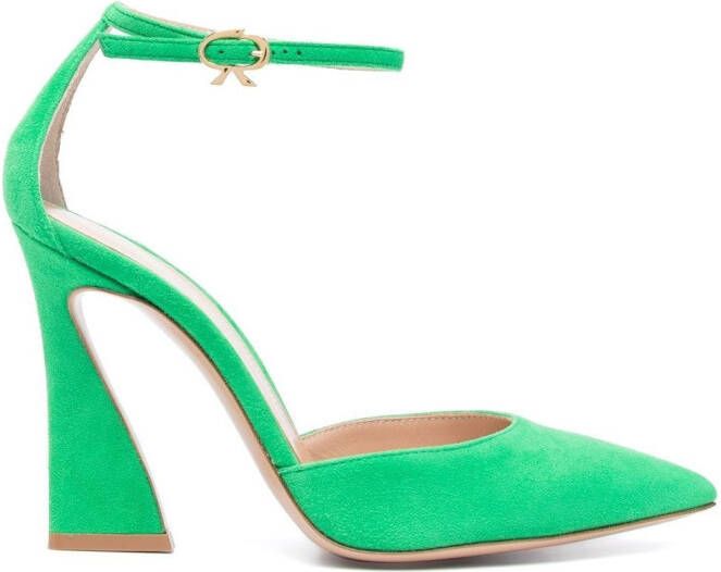 Gianvito Rossi Riccam pumps met puntige neus Groen