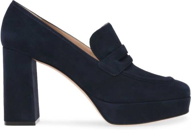 Gianvito Rossi Rouen suède pumps Blauw