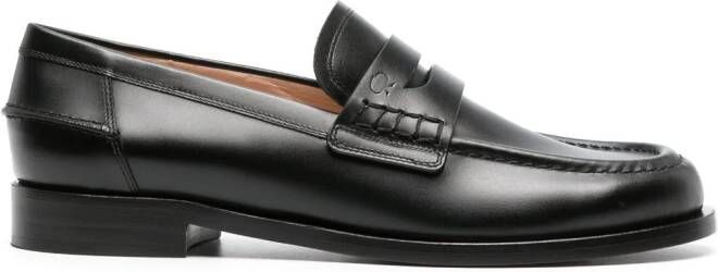 Gianvito Rossi Loafers met ronde neus Zwart