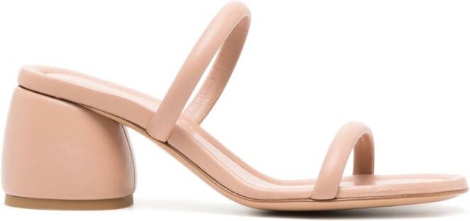 Gianvito Rossi Sandalen met blokhak Roze