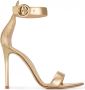 Gianvito Rossi Sandalen met open neus Goud - Thumbnail 1