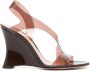 Gianvito Rossi Sandalen met sleehak Bruin - Thumbnail 1