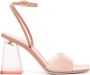 Gianvito Rossi Sandalen met vierkante neus Beige - Thumbnail 1