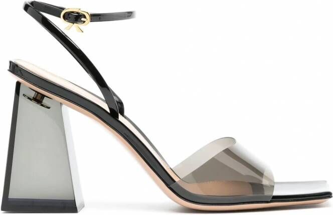 Gianvito Rossi Sandalen met vierkante neus Zwart
