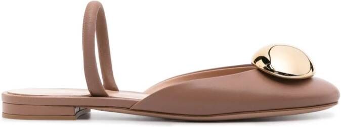 Gianvito Rossi Sphera slingback pumps Roze