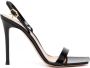 Gianvito Rossi Sandalen met open neus Zwart - Thumbnail 1