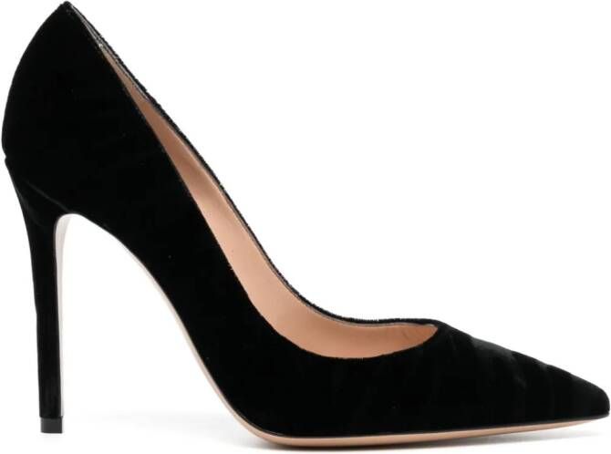 Gianvito Rossi Suède pumps Zwart