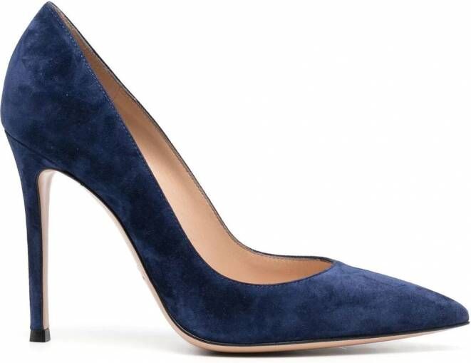 Gianvito Rossi Suède pumps Blauw