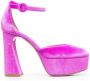 Gianvito Rossi Suède pumps Roze - Thumbnail 1