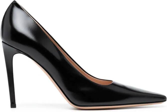 Gianvito Rossi Tokio 95mm leren pumps Zwart