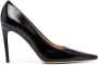 Gianvito Rossi Tokio 95mm leren pumps Zwart - Thumbnail 1