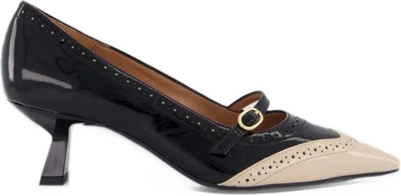 Gibaldi Bianca Di brogue-detail pumps Zwart
