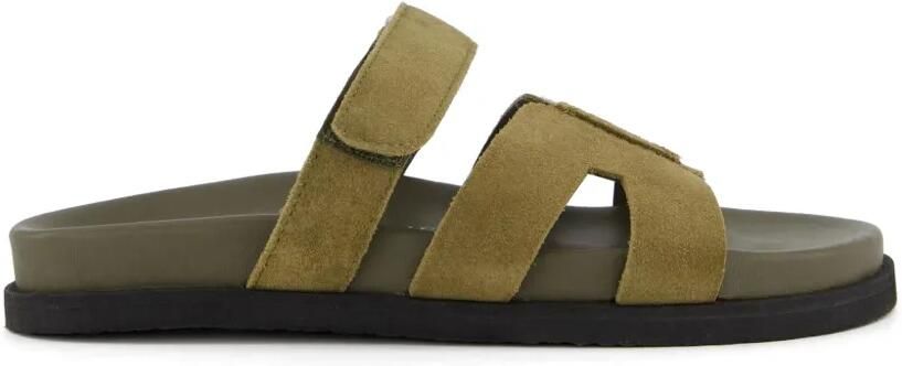 Gibaldi Ibiza suède sandalen met klittenband Groen - Foto 4