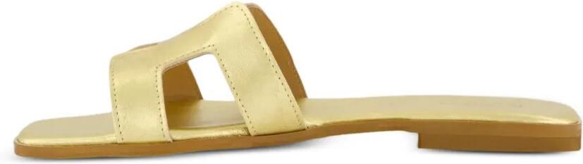 Gibaldi Joy platte metallic sandalen Goud - Foto 5