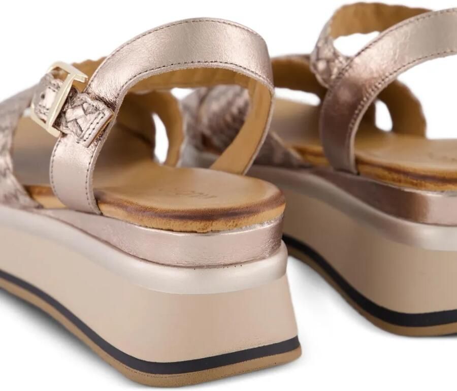 Gibaldi Sandalen met plateauzool Goud - Foto 4