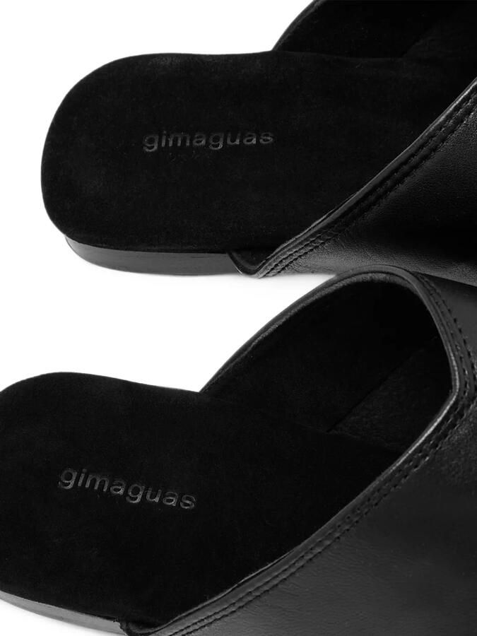 Gimaguas leather slip-on mules Zwart - Foto 2