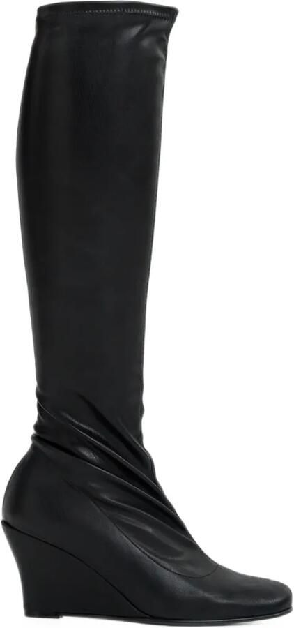 Gimaguas wedge knee-high boots Zwart