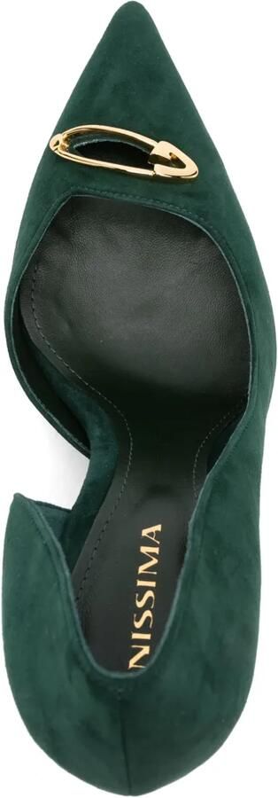 GINISSIMA 100 mm Emma pumps Groen - Foto 3