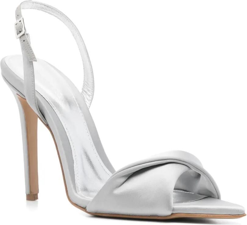 GINISSIMA 110 mm slingback sandalen Grijs - Foto 3