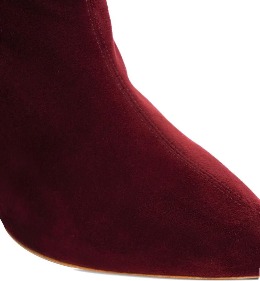 GINISSIMA 80 mm Eva Slouchy leren laarzen Rood - Foto 2