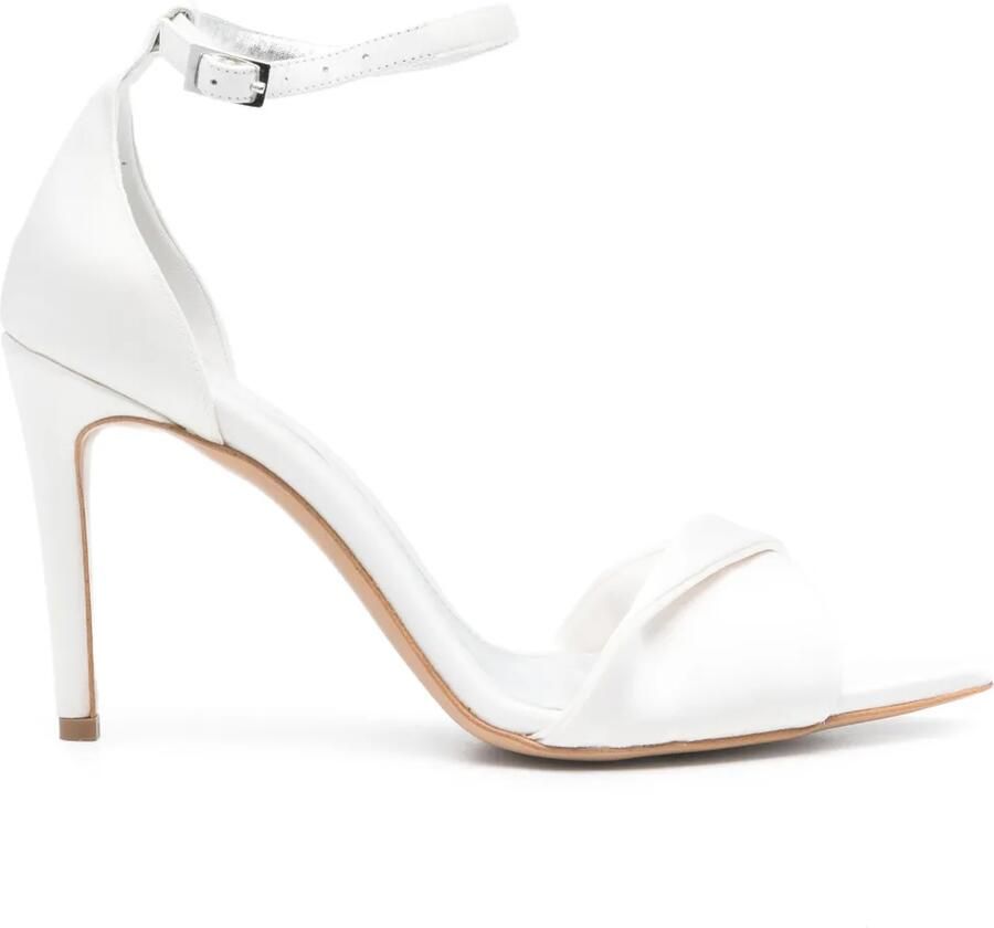 GINISSIMA 95 mm Cleo sandalen Wit