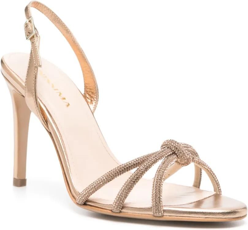 GINISSIMA 95 mm Daisy sandalen Goud - Foto 3
