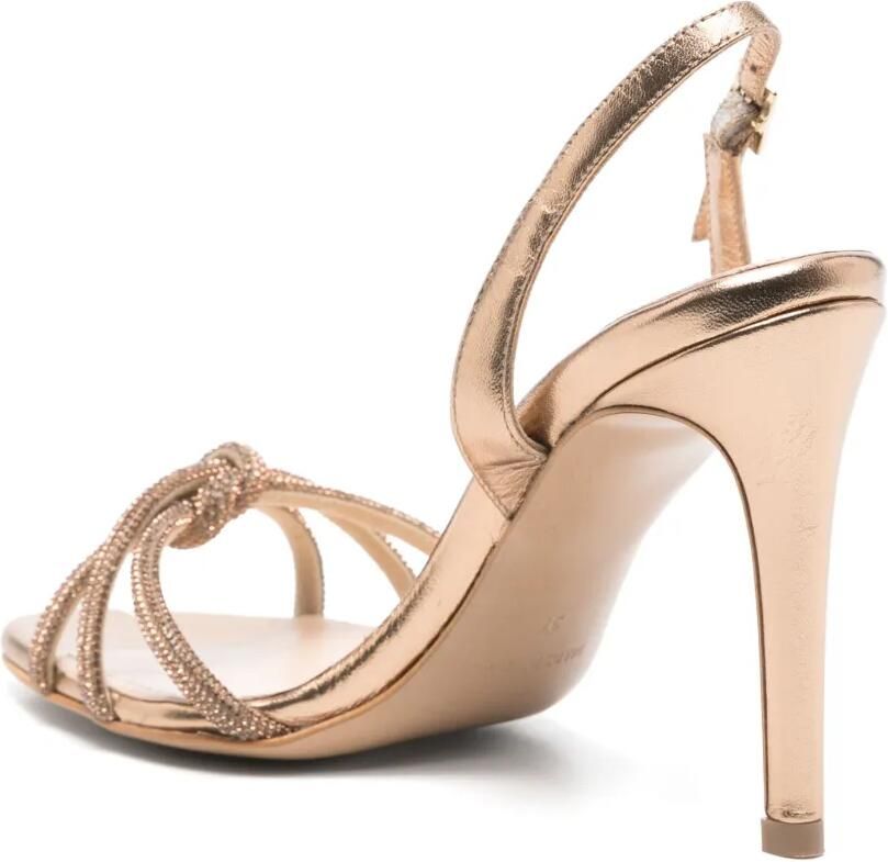 GINISSIMA 95 mm Daisy sandalen Goud - Foto 2