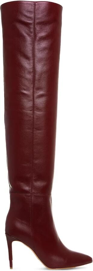 GINISSIMA 95 mm Milana overknee laarzen Rood - Foto 4