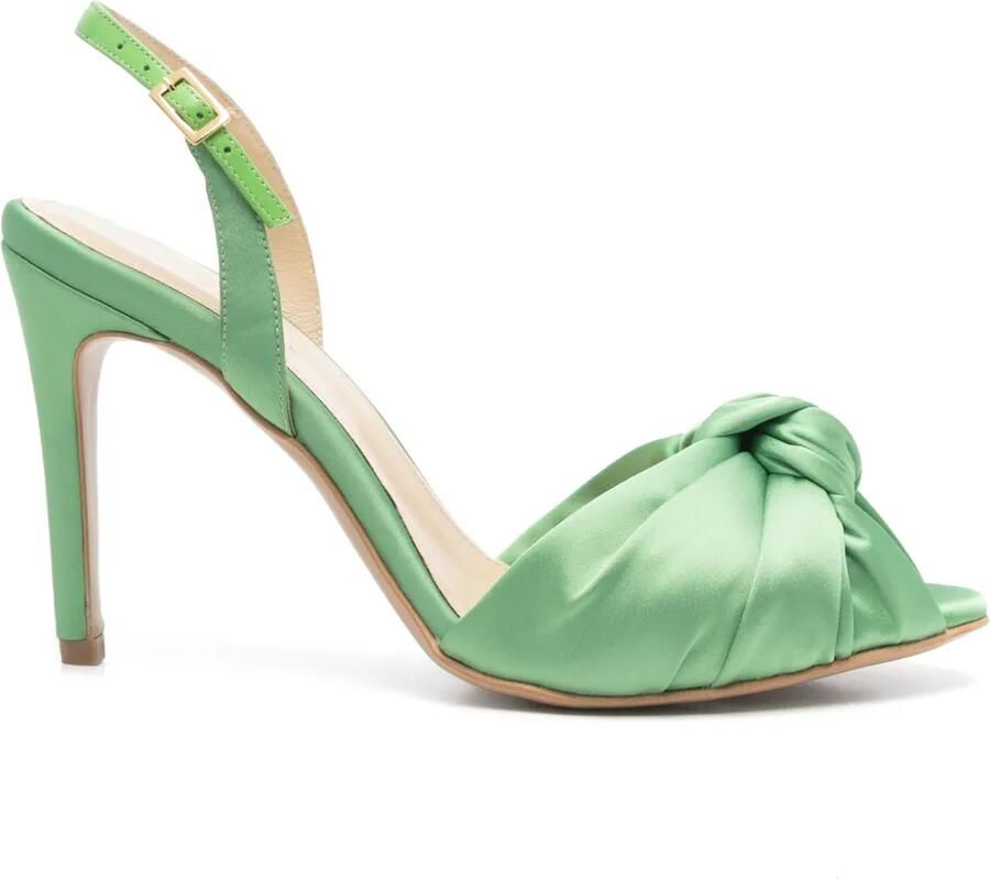 GINISSIMA 95 mm Sofia sandalen Groen
