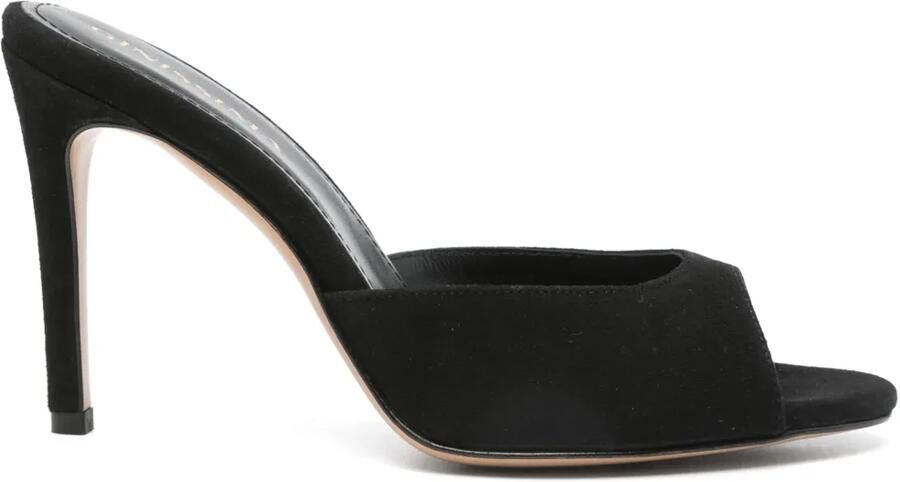 GINISSIMA 95 mm Vicky sandalen Zwart