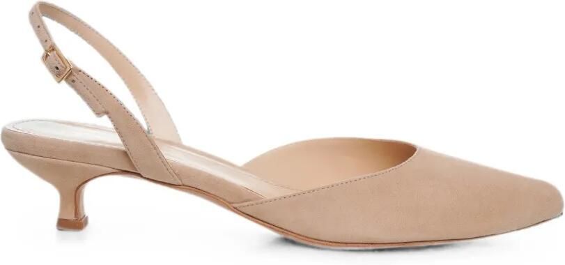 GINISSIMA Alice slingback pumps Beige
