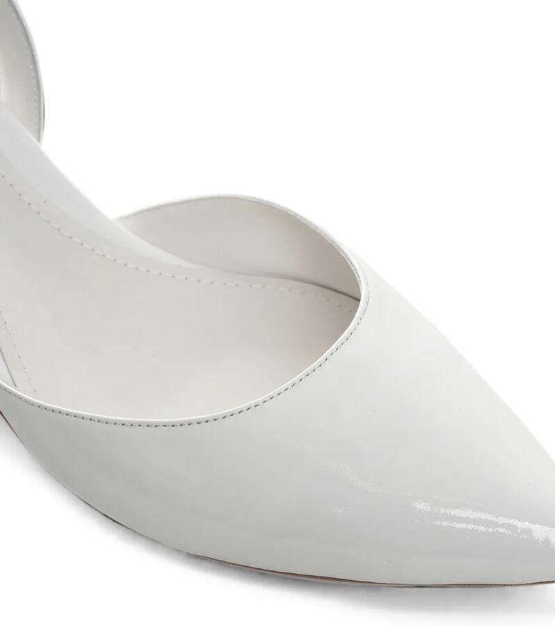 GINISSIMA Alice slingback pumps met puntige neus Wit - Foto 2
