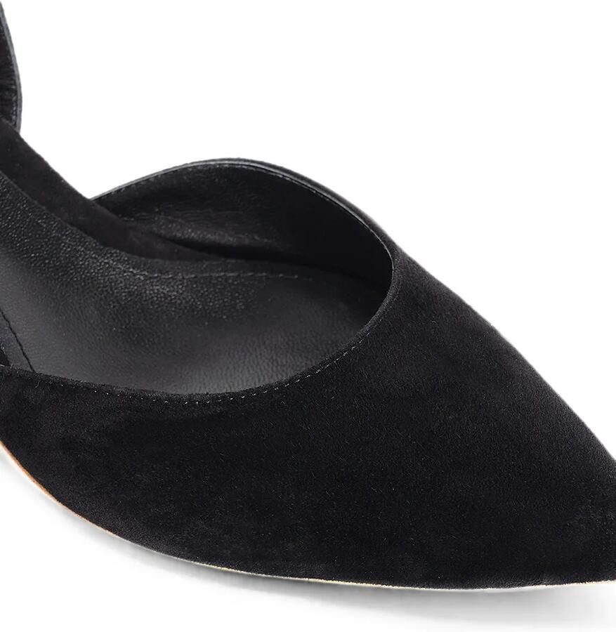 GINISSIMA Alice slingback pumps met puntige neus Zwart - Foto 2