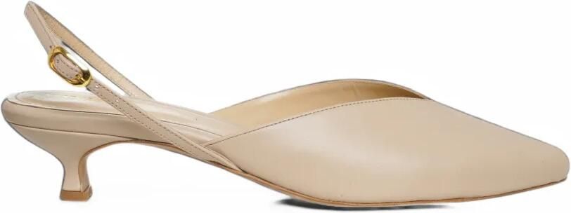 GINISSIMA Grace slingback pumps Beige