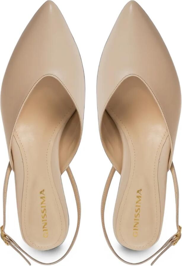 GINISSIMA Grace slingback pumps Beige - Foto 3