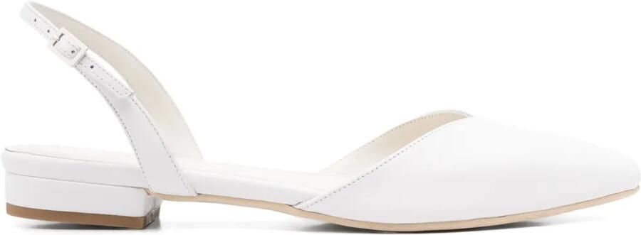 GINISSIMA Leren ballerina's Wit