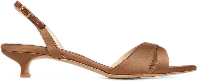 GINISSIMA Slingback sandalen met puntige neus Bruin