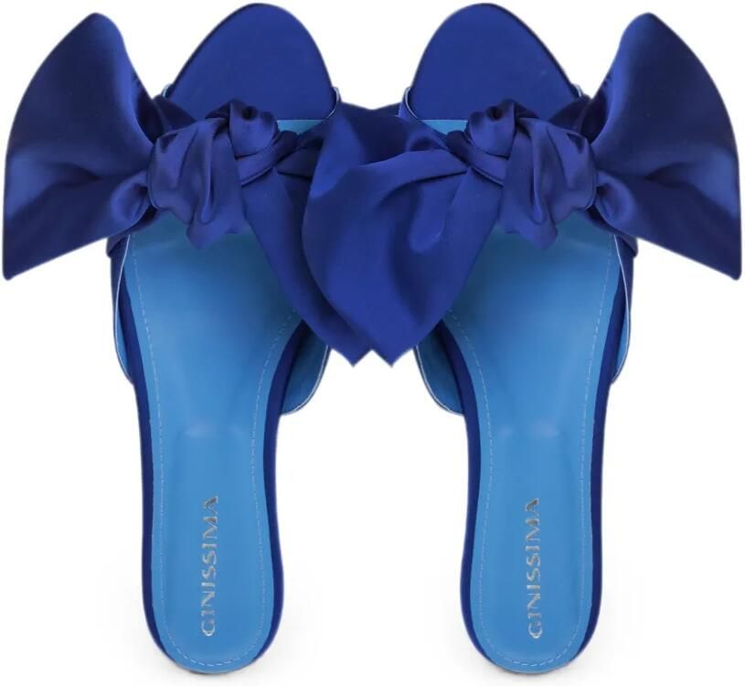 GINISSIMA Vesa ballerina's met strik-detail Blauw - Foto 2