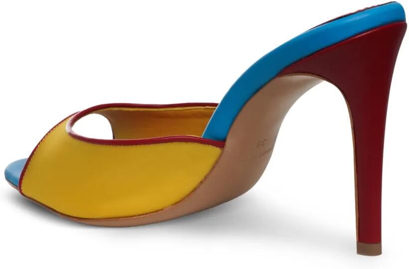 GINISSIMA Vicky sandalen met colourblocking Geel - Foto 4