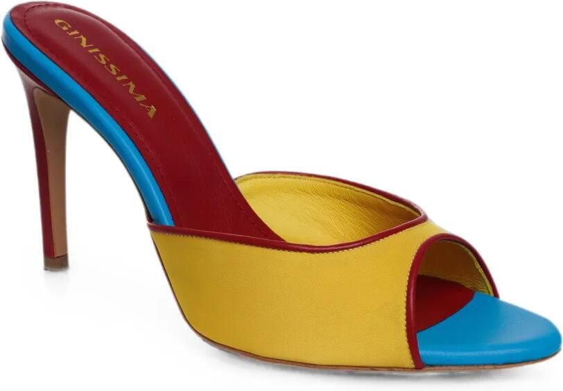 GINISSIMA Vicky sandalen met colourblocking Geel - Foto 3