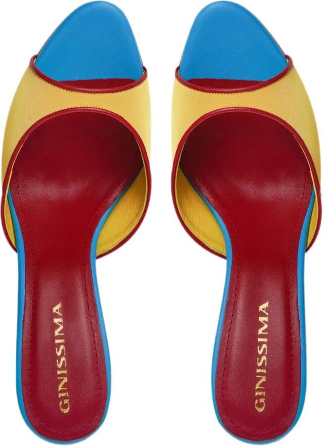 GINISSIMA Vicky sandalen met colourblocking Geel - Foto 2
