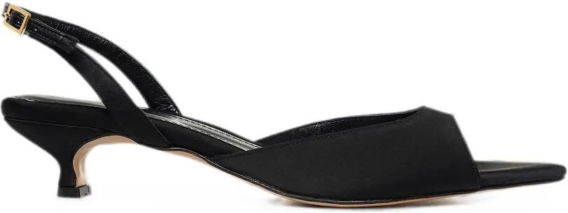 GINISSIMA Vicky sandalen met kitten-hak Zwart